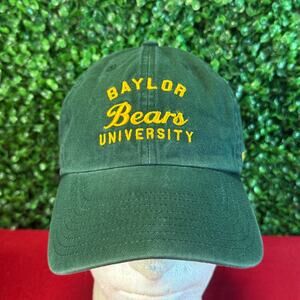 Baylor Bears Green Adjustable College Hat Baseball Cap
